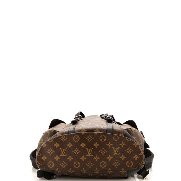Louis Vuitton Christopher Backpack Macassar Monogram Canvas PM Brown - Picture 4 of 9